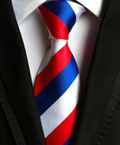 Fashion Neckties Classic Men's Ties Jacquard Woven 100% Silk Men Neck Ties - Tania's Online Closet, LLC