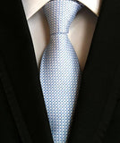 Fashion Neckties Classic Men's Ties Jacquard Woven 100% Silk Men Neck Ties - Tania's Online Closet, LLC