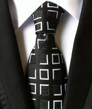Fashion Neckties Classic Men's Ties Jacquard Woven 100% Silk Men Neck Ties - Tania's Online Closet, LLC