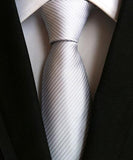 Fashion Neckties Classic Men's Ties Jacquard Woven 100% Silk Men Neck Ties - Tania's Online Closet, LLC