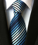 Fashion Neckties Classic Men's Ties Jacquard Woven 100% Silk Men Neck Ties - Tania's Online Closet, LLC