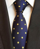 Fashion Neckties Classic Men's Ties Jacquard Woven 100% Silk Men Neck Ties - Tania's Online Closet, LLC