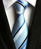 Fashion Neckties Classic Men's Ties Jacquard Woven 100% Silk Men Neck Ties - Tania's Online Closet, LLC