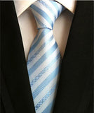 Fashion Neckties Classic Men's Ties Jacquard Woven 100% Silk Men Neck Ties - Tania's Online Closet, LLC