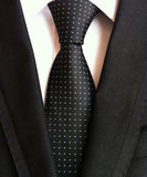 Fashion Neckties Classic Men's Ties Jacquard Woven 100% Silk Men Neck Ties - Tania's Online Closet, LLC