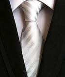 Fashion Neckties Classic Men's Ties Jacquard Woven 100% Silk Men Neck Ties - Tania's Online Closet, LLC