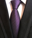 Fashion Neckties Classic Men's Ties Jacquard Woven 100% Silk Men Neck Ties - Tania's Online Closet, LLC