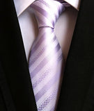 Fashion Neckties Classic Men's Ties Jacquard Woven 100% Silk Men Neck Ties - Tania's Online Closet, LLC