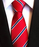 Fashion Neckties Classic Men's Ties Jacquard Woven 100% Silk Men Neck Ties - Tania's Online Closet, LLC