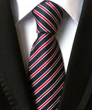 Fashion Neckties Classic Men's Ties Jacquard Woven 100% Silk Men Neck Ties - Tania's Online Closet, LLC
