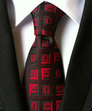 Fashion Neckties Classic Men's Ties Jacquard Woven 100% Silk Men Neck Ties - Tania's Online Closet, LLC