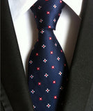 Fashion Neckties Classic Men's Ties Jacquard Woven 100% Silk Men Neck Ties - Tania's Online Closet, LLC