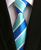 Fashion Neckties Classic Men's Ties Jacquard Woven 100% Silk Men Neck Ties - Tania's Online Closet, LLC