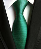 Fashion Neckties Classic Men's Ties Jacquard Woven 100% Silk Men Neck Ties - Tania's Online Closet, LLC