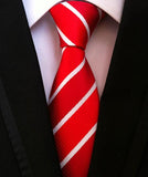 Fashion Neckties Classic Men's Ties Jacquard Woven 100% Silk Men Neck Ties - Tania's Online Closet, LLC