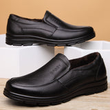 Genuine Leather Shoes Plush Mens Casual Shoes - Tania's Online Closet, LLC