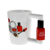 Girl Nail Polish Mugs -Unique gift Tea Cup - Tania's Online Closet, LLC