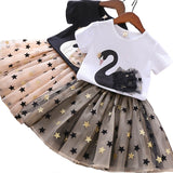 Girls 2Pcs Suit Summer Casual Wear - Tania's Online Closet, LLC