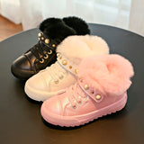 Short Boots sneaker Winter New Fur Shoes - Tania's Online Closet, LLC