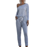 Knitted Casual Bodycon Sport Jumpsuit- Women - Tania's Online Closet, LLC