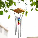 H&D Wind Chimes with Rainbow Chakra Sun Catchers Crystal Ball Prism Windchime - Tania's Online Closet, LLC