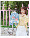 Clear Transparent Backpacks Bow-knot Bags School Bags - Tania's Online Closet, LLC