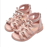 summer fashion Roman boots High-top girls sandals kids gladiator sandals - Tania's Online Closet, LLC