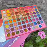 Eyeshadow Palette 48 Color Pressed Glitter Shimmer Matte -Neon Metallic Makeup - Tania's Online Closet, LLC