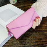 Long Wallet Women Purses Tassel Fashion Coin Purse Card Holder Wallet - Tania's Online Closet, LLC