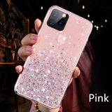 Luxury Bling Glitter Phone Case For iPhone- Transparent Cases - Tania's Online Closet, LLC