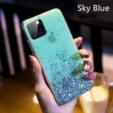 Luxury Bling Glitter Phone Case For iPhone- Transparent Cases - Tania's Online Closet, LLC