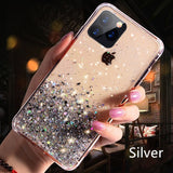 Luxury Bling Glitter Phone Case For iPhone- Transparent Cases - Tania's Online Closet, LLC