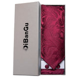 Luxury Gold Plaid Check 100% Silk Men Vintage Ascot Tie Hanky Cufflinks 3Pcs Set - Tania's Online Closet, LLC