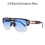 Classic grandmaster four Style Retro Gradient Sunglasses for men - Tania's Online Closet, LLC