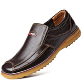 Men leather shoes-business casual genuine leather shoes leather - Tania's Online Closet, LLC