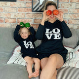 Mom and Daughter Matching Hooded Dresses - Tania's Online Closet, LLC