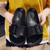 Beach Slippers Women Flat Solid Color Casual Shoes Outside Sandals Non-Slip Comfortable Sole - Tania's Online Closet, LLC