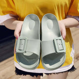 Beach Slippers Women Flat Solid Color Casual Shoes Outside Sandals Non-Slip Comfortable Sole - Tania's Online Closet, LLC