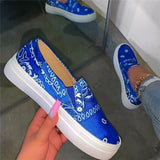 Female Sneakers Slip on Fashion Canvas Platform Woman Shoes Walking Footwear - Tania's Online Closet, LLC