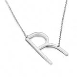 New Minimalist A-Z Letter Name Initial Necklaces For Women Big Letter Pendant Necklace - Tania's Online Closet, LLC