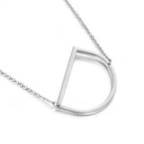 New Minimalist A-Z Letter Name Initial Necklaces For Women Big Letter Pendant Necklace - Tania's Online Closet, LLC