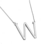 New Minimalist A-Z Letter Name Initial Necklaces For Women Big Letter Pendant Necklace - Tania's Online Closet, LLC