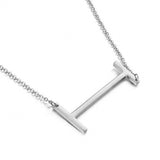 New Minimalist A-Z Letter Name Initial Necklaces For Women Big Letter Pendant Necklace - Tania's Online Closet, LLC