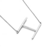 New Minimalist A-Z Letter Name Initial Necklaces For Women Big Letter Pendant Necklace - Tania's Online Closet, LLC