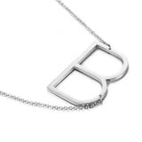 New Minimalist A-Z Letter Name Initial Necklaces For Women Big Letter Pendant Necklace - Tania's Online Closet, LLC