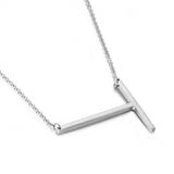 New Minimalist A-Z Letter Name Initial Necklaces For Women Big Letter Pendant Necklace - Tania's Online Closet, LLC