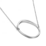 New Minimalist A-Z Letter Name Initial Necklaces For Women Big Letter Pendant Necklace - Tania's Online Closet, LLC