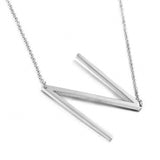 New Minimalist A-Z Letter Name Initial Necklaces For Women Big Letter Pendant Necklace - Tania's Online Closet, LLC