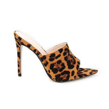 Pointed Toe Color Slip on Sandals - High Heel Sandals - Tania's Online Closet, LLC