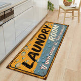 Non-Slip Floor Mat Laundry Room Mat Carpet Laundry Room Decor - Tania's Online Closet, LLC